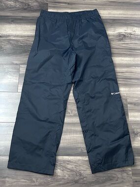 Columbia Omni-Tech Rain Pants Black Waterproof Hiking Outdoors Mens Large